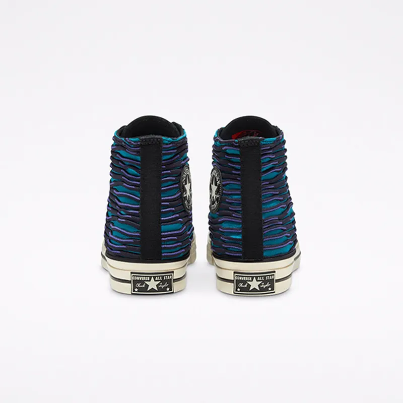 Converse Blue & Purple Wavy Knit Chuck 70 High (168757C)