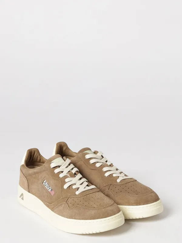 Autry Medalist Low in Suede Brown (AULMUH10)