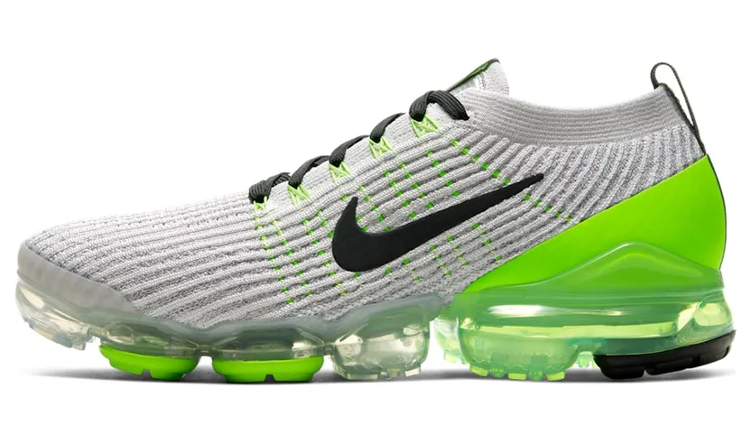 Nike Air VaporMax Flyknit 3 Vast Grey Electric Green