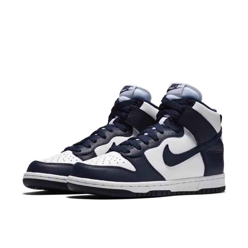 Nike Dunk High Retro Be True Villanova (W) White/Midnight Navy (854340-101)