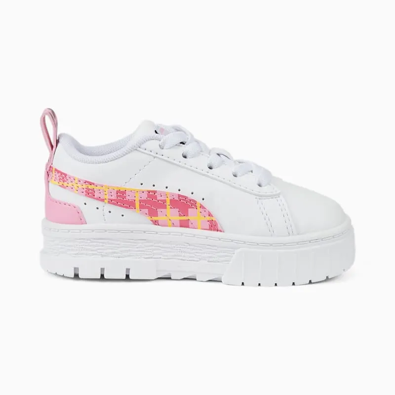 Puma Mayze ’90s Prep with alternatieve sluiting White/Pink/Black (386087-01)