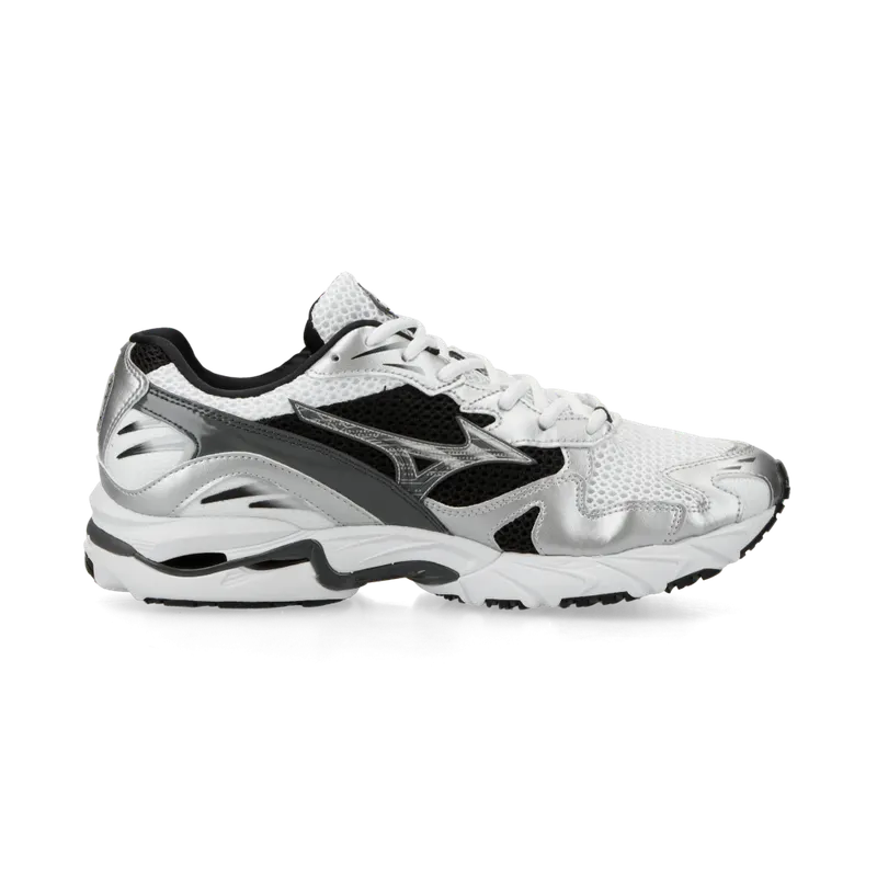 Mizuno Wave Rider 10 (white / silver / black) – D1GA210405