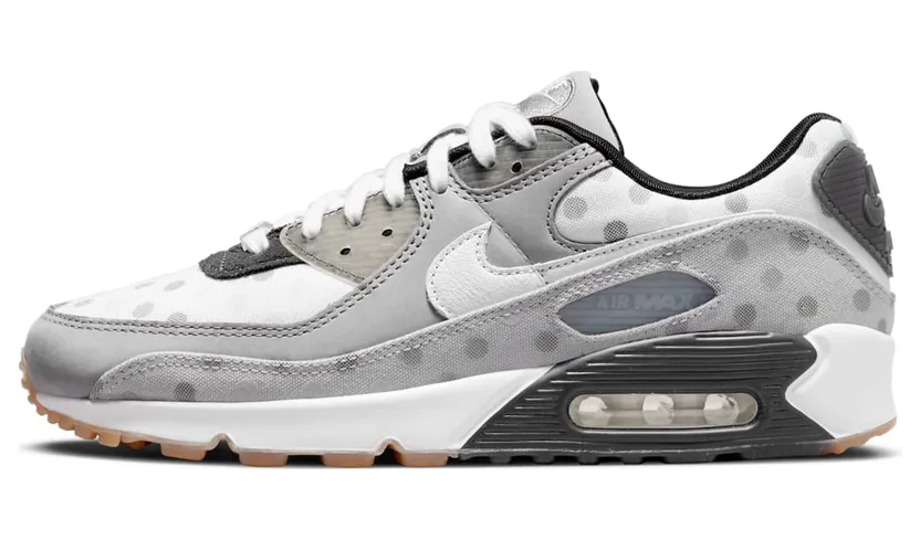 Nike Air Max 90 NRG ‘Venn Diagram’ (2021) – “White / Black / Grey / Light Medium Gum” (CZ1929-100)