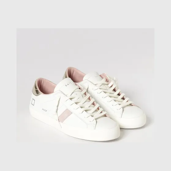 D.A.T.E D. A.T. E. Leather Hill Sneakers Platinum (W441HLCAWM)