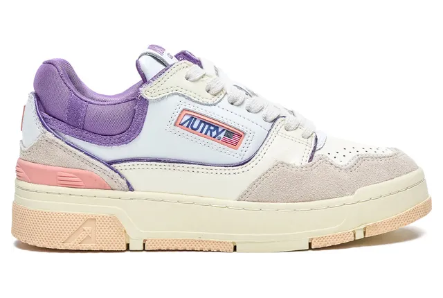 Autry Round-toe Suede “Neutrals/Purple” (ROLW MC12)