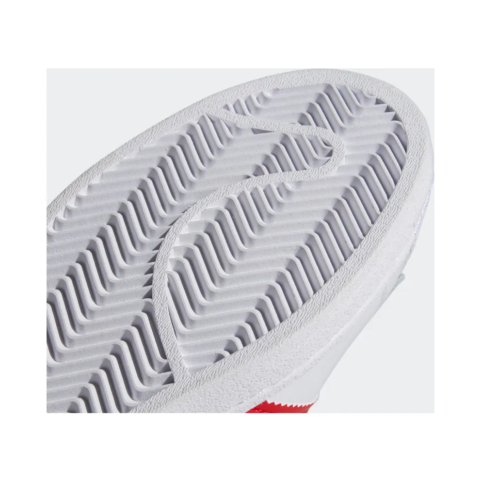 Adidas SUPERSTAR SHOES Cloud White / Vivid Red / Cloud White (GZ3741)