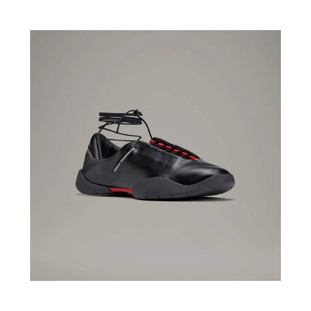 Adidas Y-3 Regu Mary Jane Black / Black / Better Scarlet (JS1115)