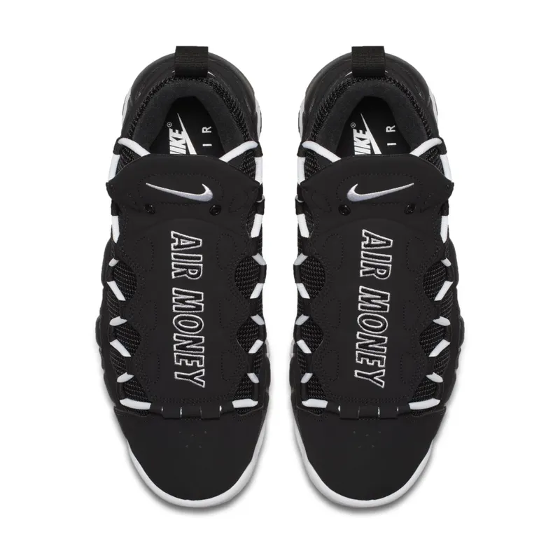 Nike Air More Money Black White White/Black-Team Red (AJ2998-001)