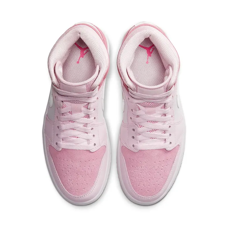 Air Jordan Womens Nike AJ I 1 Mid ‘Digital Pink’ (2020) (CW5379-600)