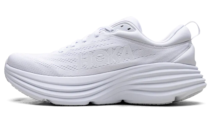 Hoka Bondi 8 “Triple White” (1127952-WWH)