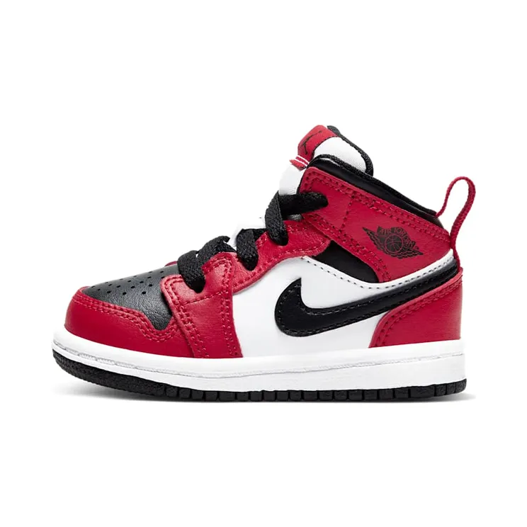 Jordan 1 Mid Chicago Toe (TD) “Black / Gym Red” (640735-069)