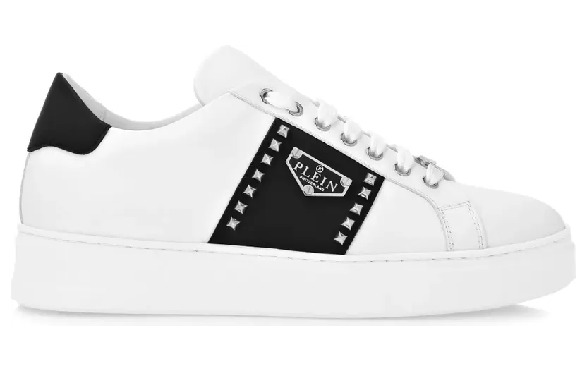 Philipp Plein Hexagon leren “White” (LADSUSC0788PLE005N)