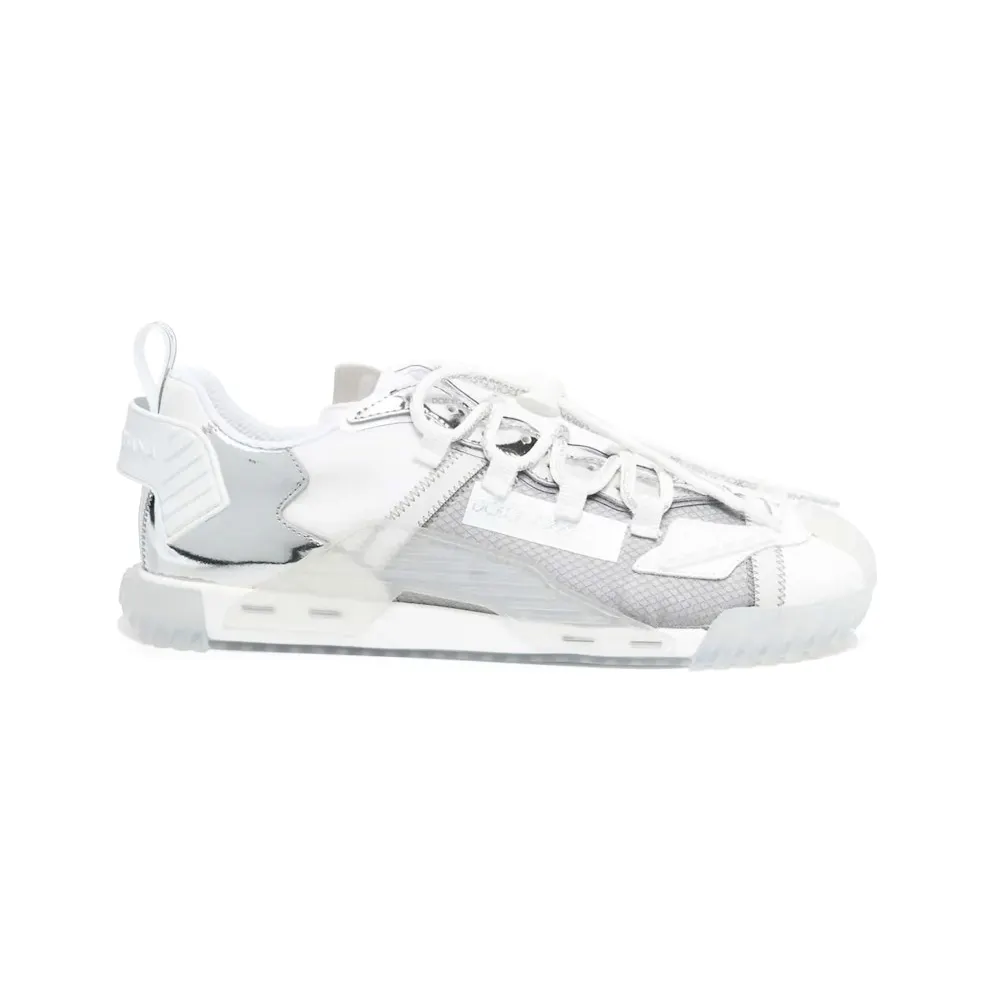 Dolce & Gabbana NS1 Low Top White Silver (CS1770 AD978 8B441)