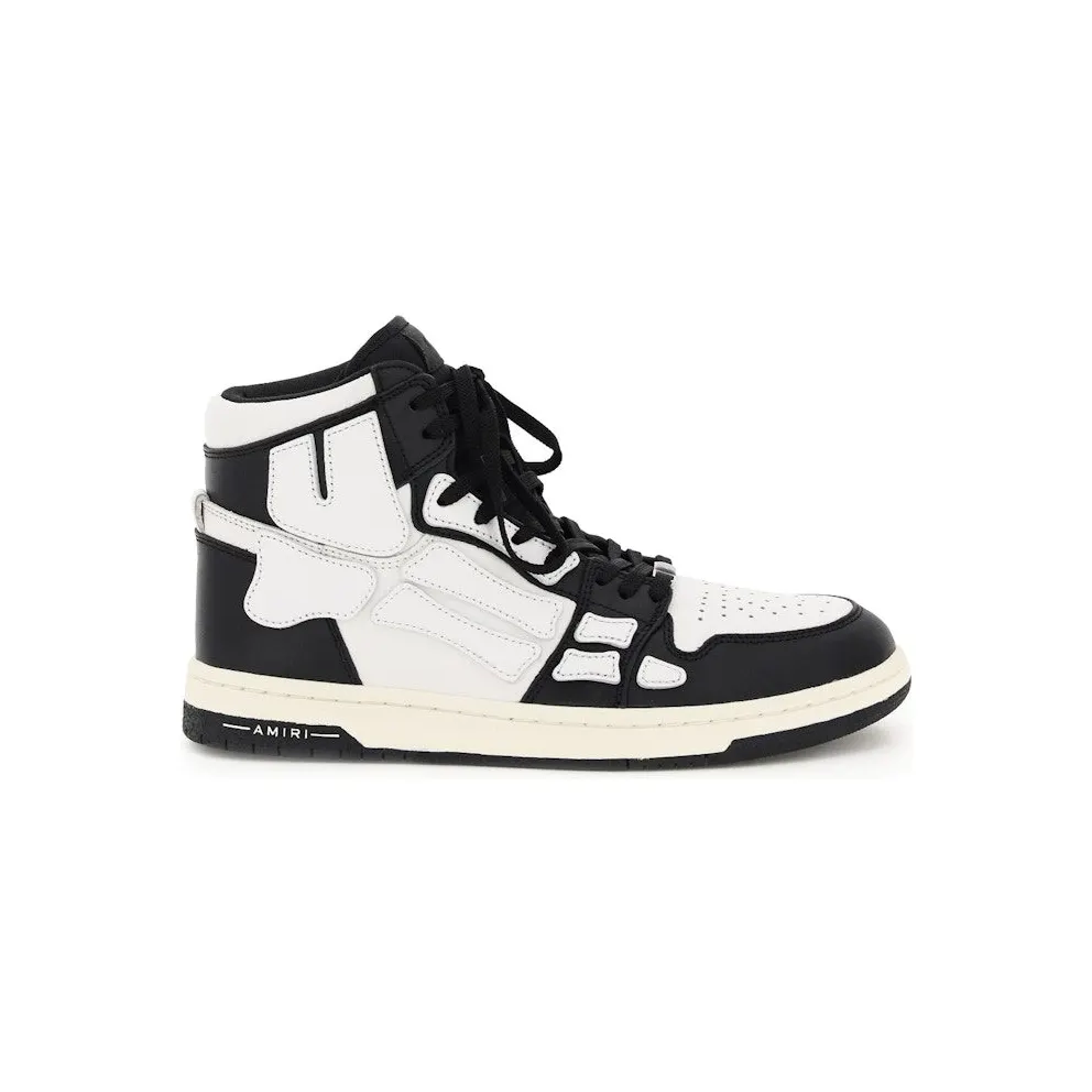 AMIRI Skel Top Hi Black White Black (W0F22499NL)