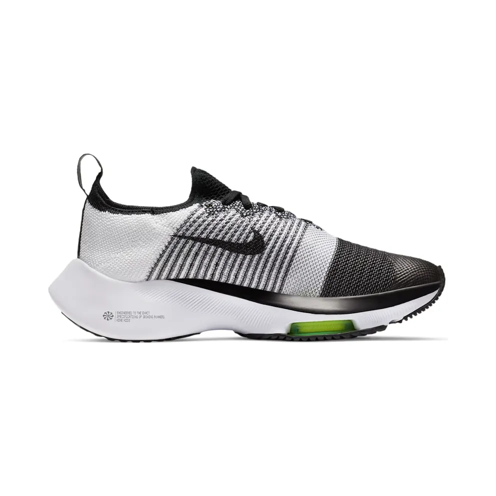 Nike Air Zoom Tempo Next% Black White (GS) Black/Volt-White (CJ2102-001)