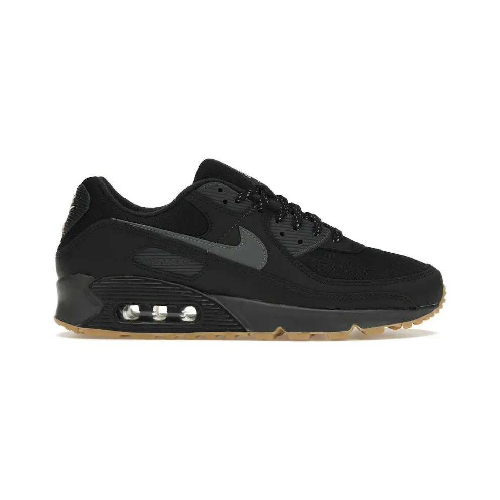 Nike Air Max 90 Black Smoke Grey Gum Reflective (FV0387-001)