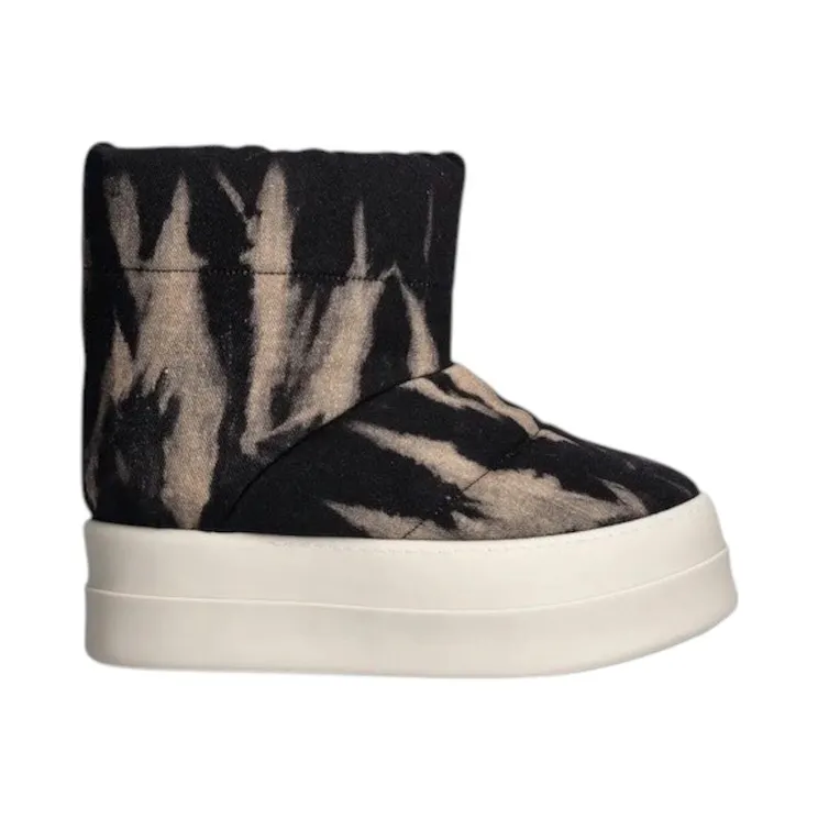 Rick Owens DRKSHDW Mega Bumper Low Lunar Boot Black Beige (DU02D2839 DBSUPA)