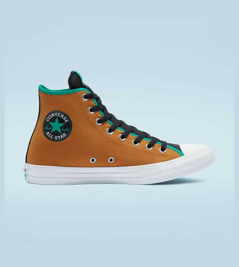 Converse Digital Terrain Chuck Taylor All Star High Top Dark Soba/black/court Green (170364C)