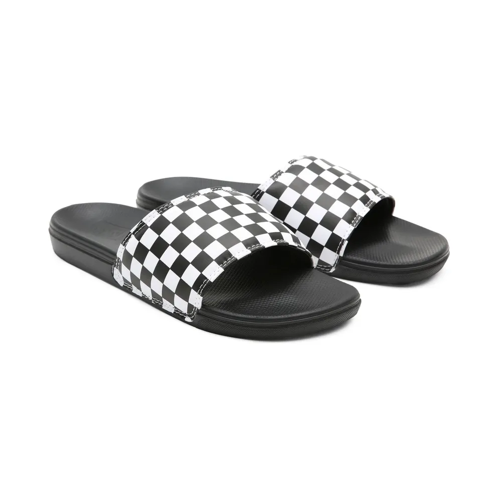 VANS Checkerboard La Costa Slide-on Shoes for Men Black – “Black / White” (VN0A5HF527I)