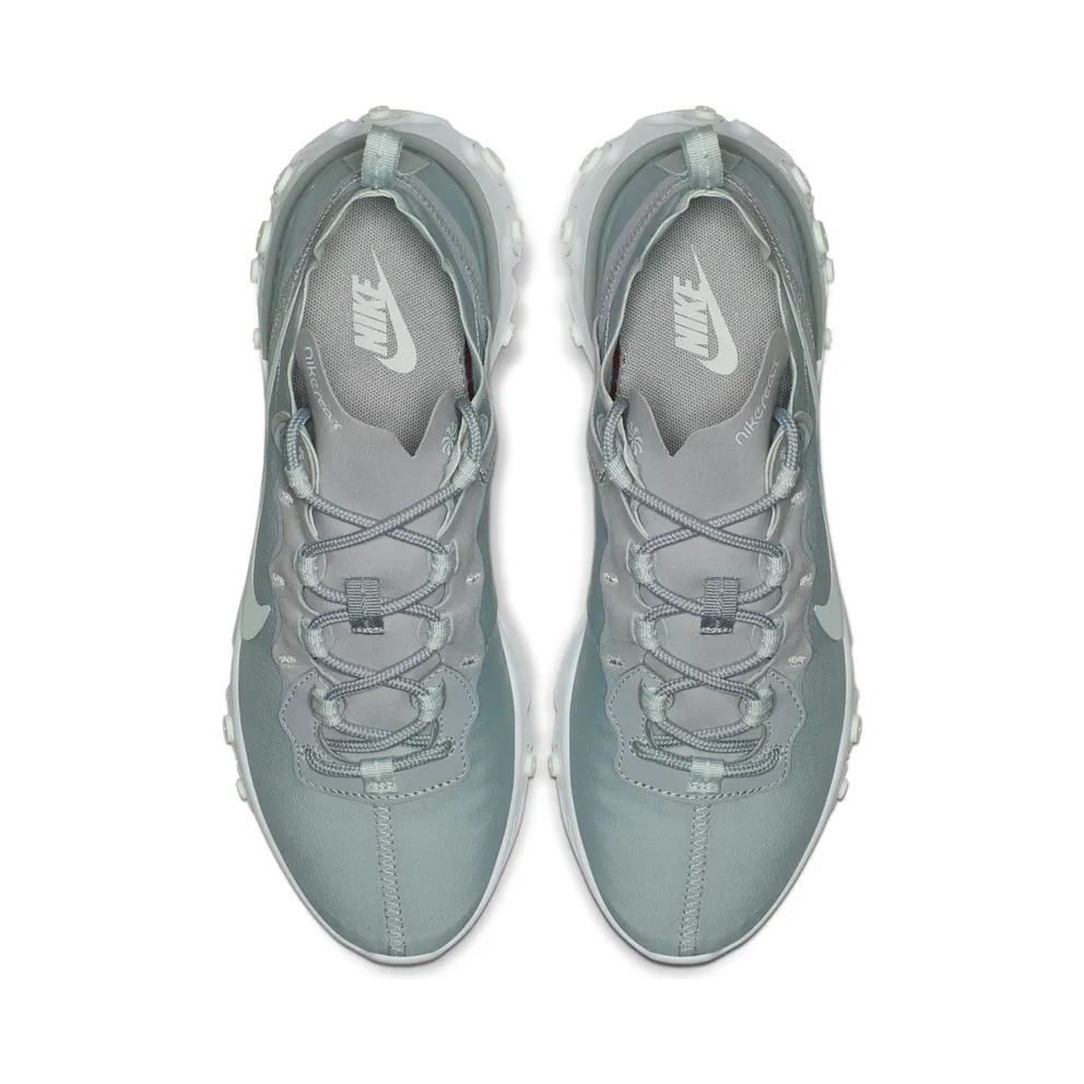 Nike React Element 55 Wolf Grey Ghost Aqua (W) Wolf Grey/White-Ghost Aqua (BQ2728-005)