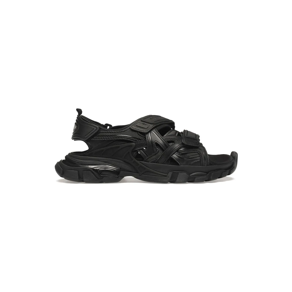 Balenciaga Track Sandal Black