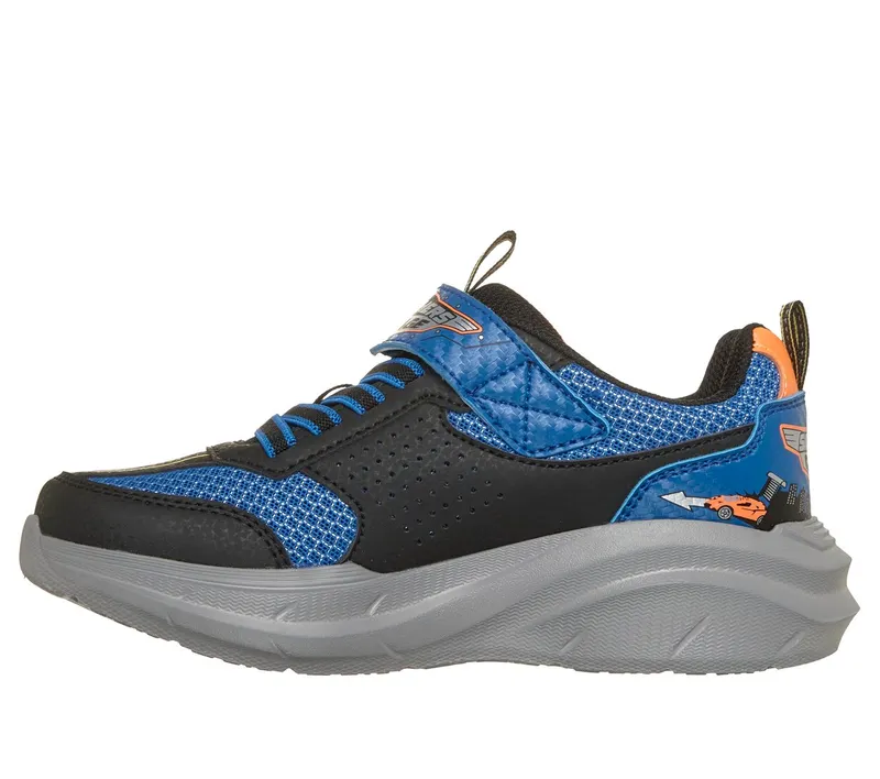 Skechers Garage Sneaker Black/Blue/Orange