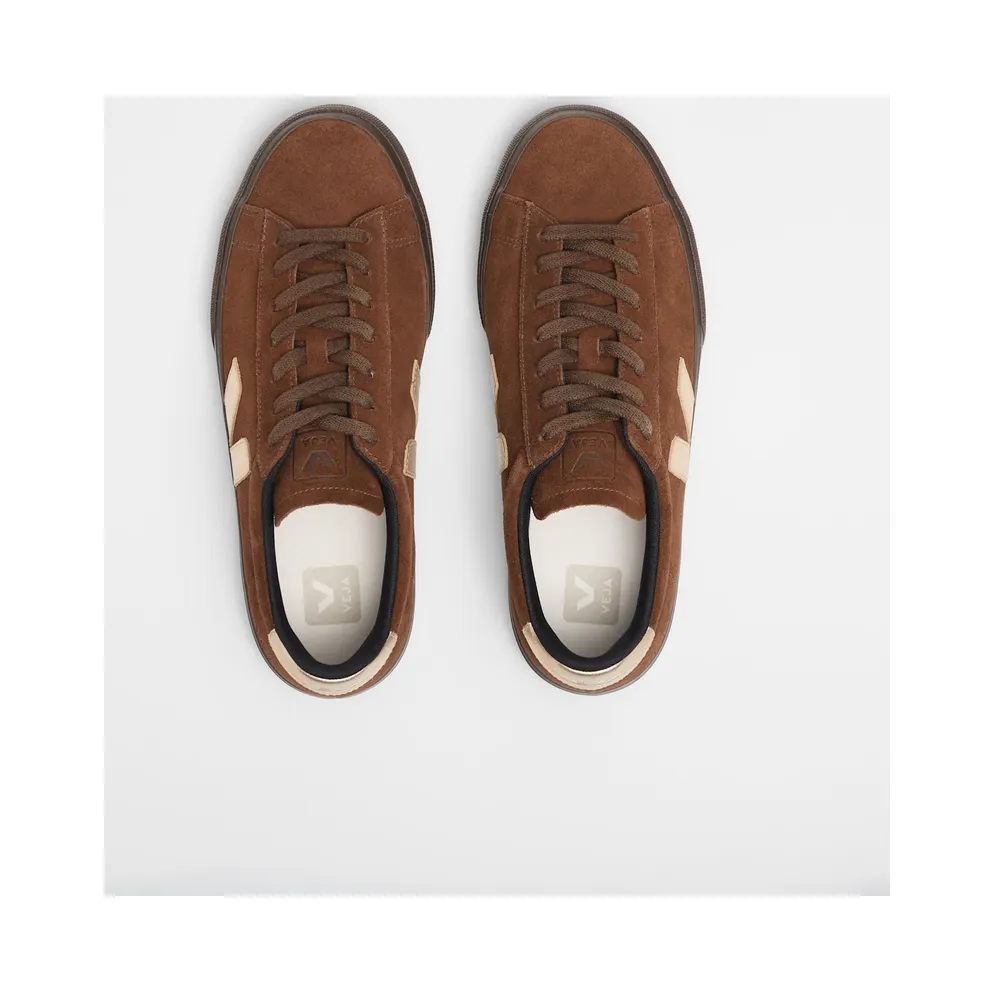 Veja Campo Suede and O. T. Leather with Contrast Logo Brown (CP0321810)