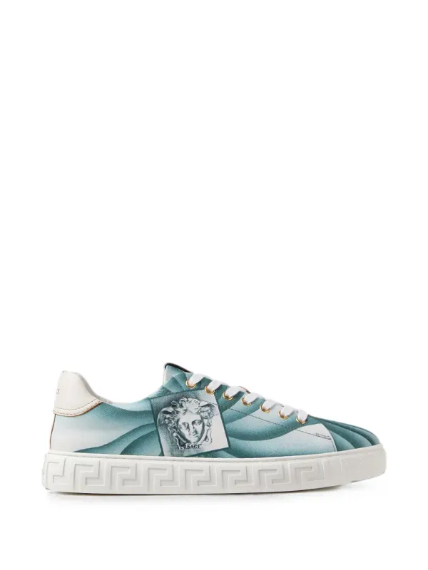 Versace aus Canvas von Greca-Print – Blue (10242061A18998)