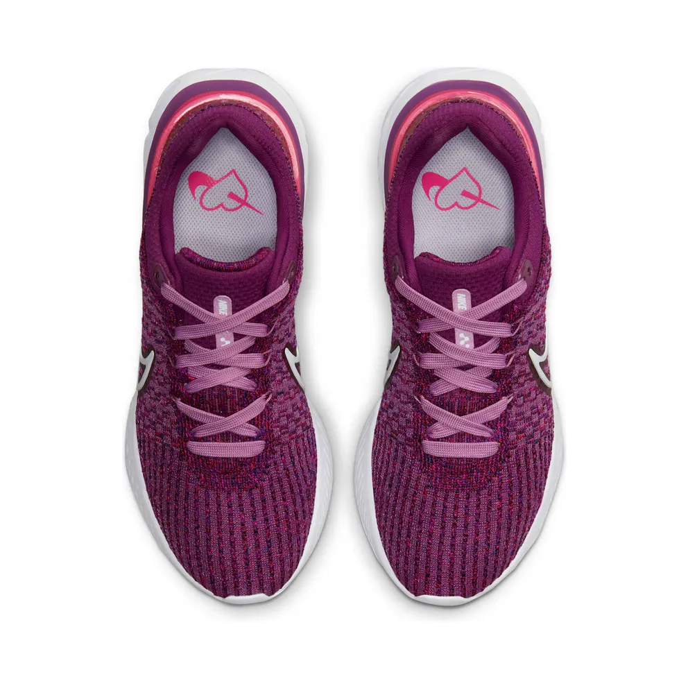 Nike React Infinity Run Flyknit 3 Road Running Purple (DD3024-500)