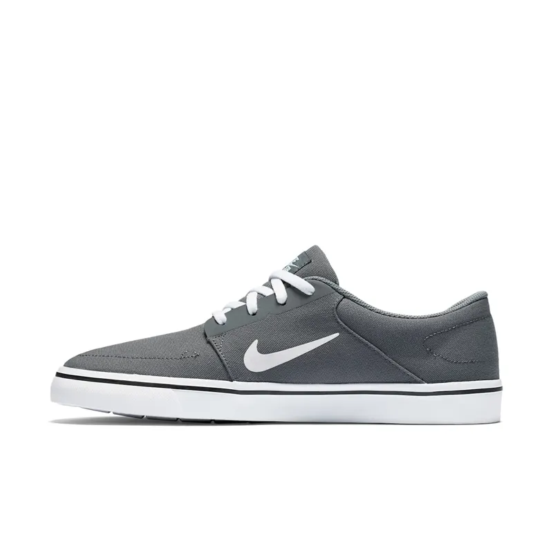Nike Sb Portmore Canvas Low Skate Shoes Grey Grey (723874-004)