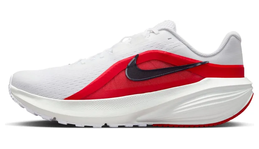 Nike Downshifter 14 White Bright Crimson (IB1895-103)