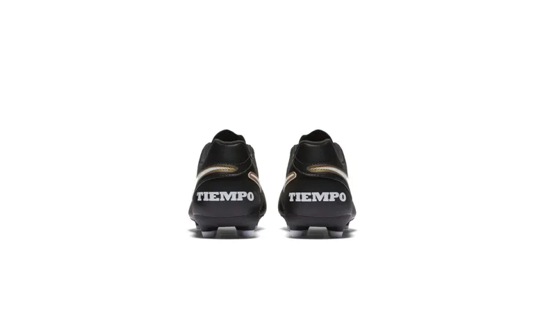 Nike  Tiempo Rio III FG Black White Gold Black/White-Metallic Gold (819233-010)
