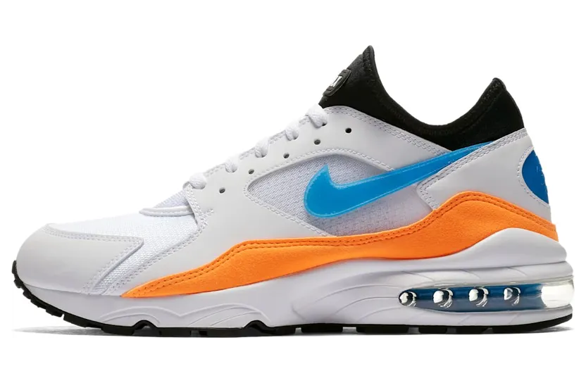 Nike Air Max 93 ‘Nebula Blue’ White/Nebula Blue-Total Orange-Black (306551-104)
