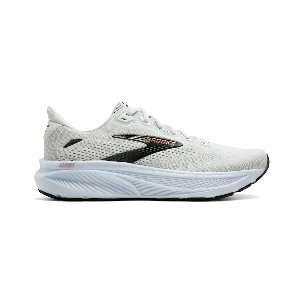 Brooks Ghost White / Black / Rose Gold (120482-1B-105)