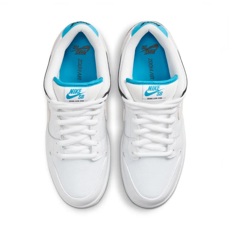 Nike SB Dunk Low Laser Blue – “White / Black / Laser Blue” (BQ6817-101)