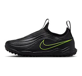 Nike Jr. Tiempo Maestro Flex ‘ Turf High-Top “Black/Volt/Black” (IB5030-007)