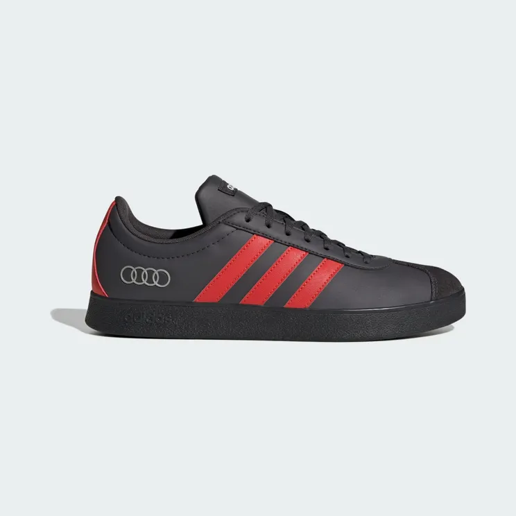 adidas VL Court Audi Revolut F1 Team “Utility Black / Hi-Res Red / Chalk Pearl” (KI6080)
