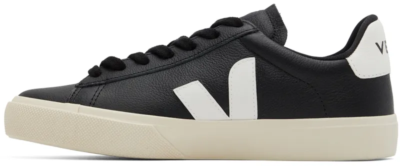 Veja Black & White Leather Campo (CP0501215)