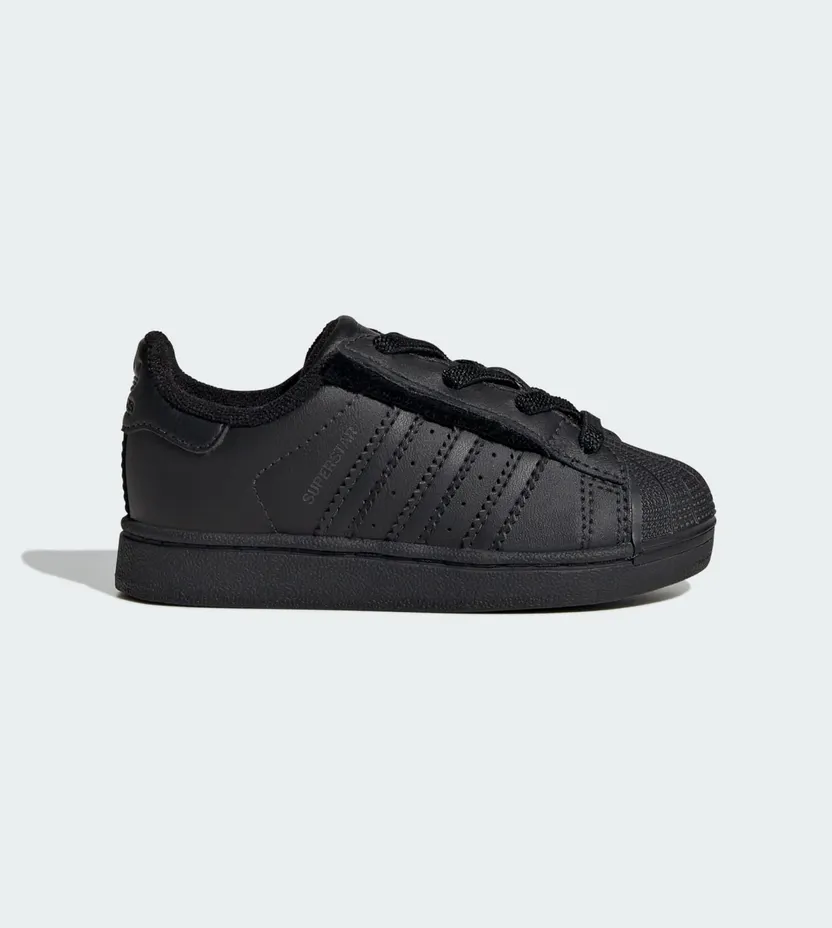 Adidas Superstar II Elastic Lace Kids Core Black / Core Black / Core Black (JR9415)