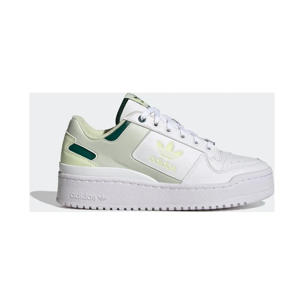adidas Forum Low Vegan Schuh Cloud White / Linen Green / Almost Lime (GY1894)