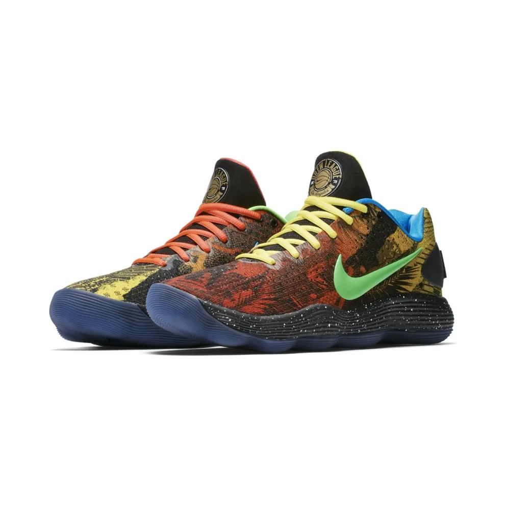 Nike Hyperdunk 2017 Low LA Black/Multi-Color-Tour Yellow-Team Orange (AH9053-001)