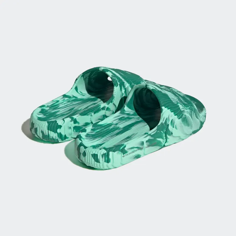 Adidas Adilette 22 Slides Court Green / Pulse Mint / Court Green (IE7725)
