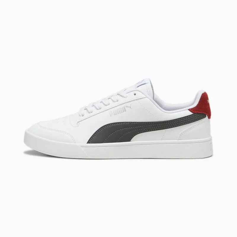 Puma Shuffle White / Shadow Gray / Intense Red (309668-33)