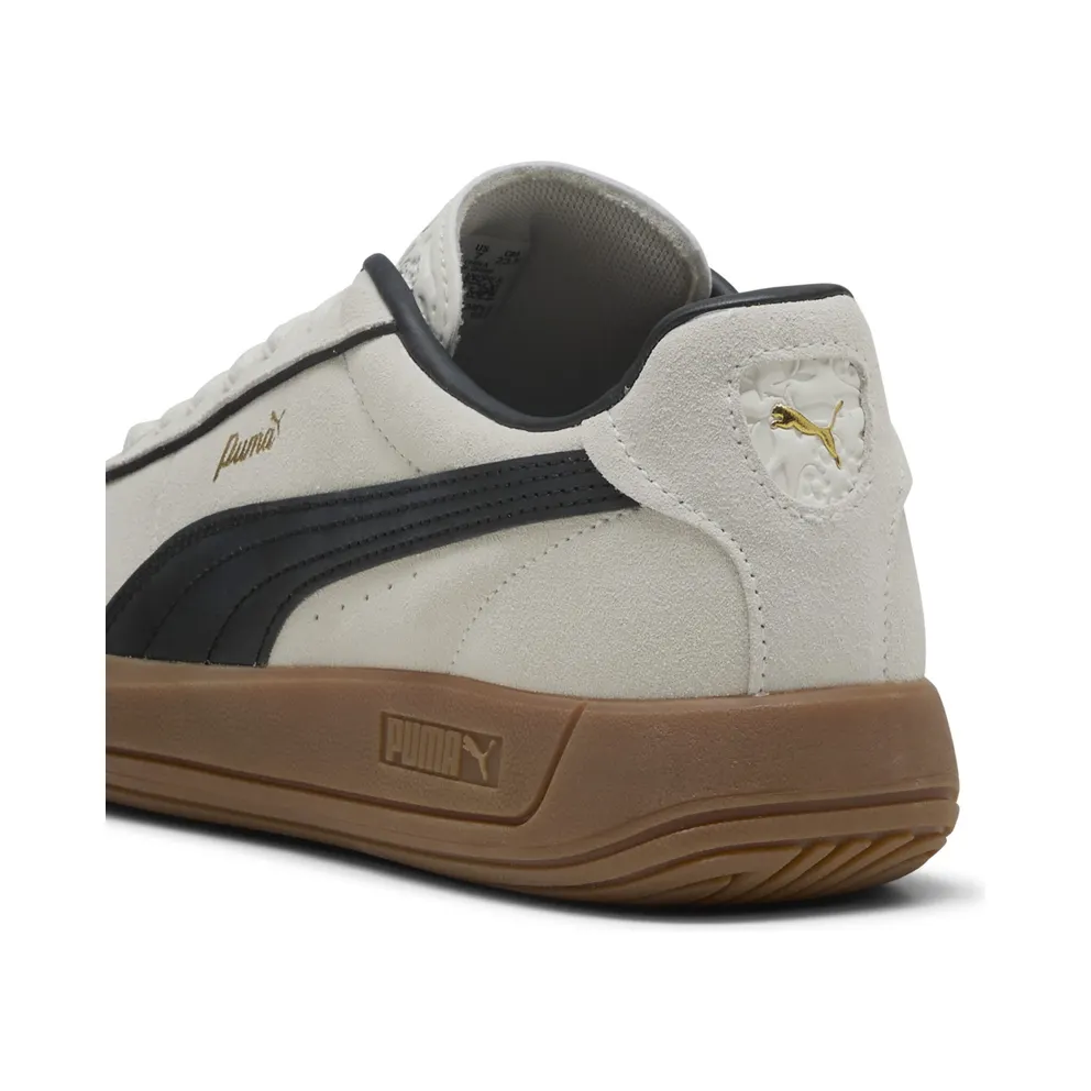 Puma Club Klassika Suede “Warm White / Puma Black / Puma Gold” (400718_01)