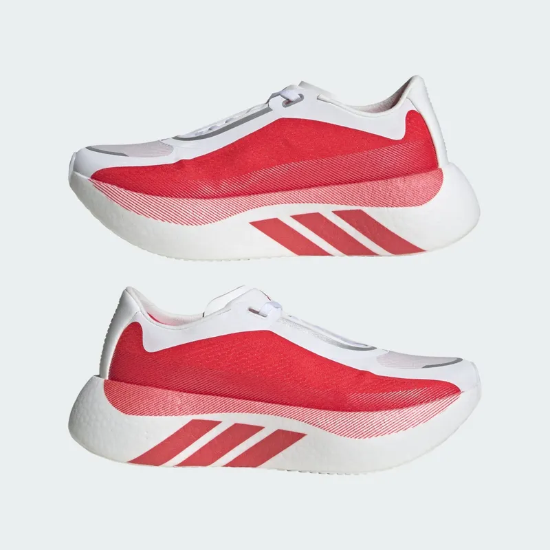 Adidas Hyperboost Edge Running Shoes Cloud White / Pure Ruby / Zero Metalic (KI1916)