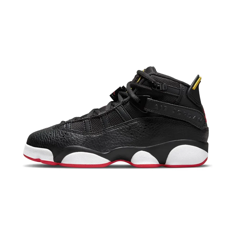 Nike Jordan Kids Black & Red Jordan 6 Rings Big Kids (323419-063)
