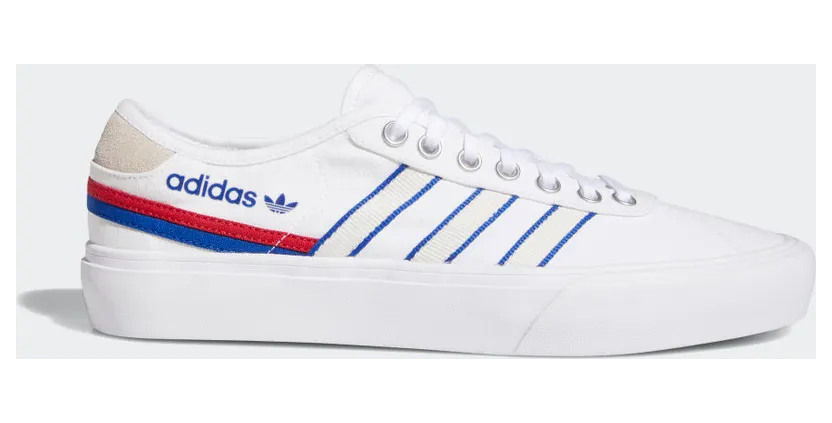 adidas Delpala Schuh Cloud White / Scarlet / Royal Blue (FV0639)