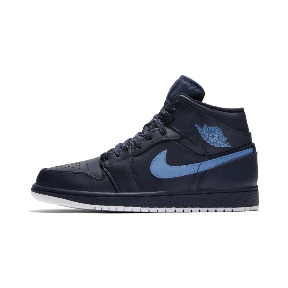 Jordan 1 Retro Mid Obsidian University Blue (554724-405)