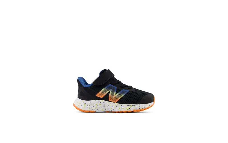 New Balance Fresh Foam Arishi v4 Bungee Lace Black Blaze Orange Blue Agate (IAARIBS4)