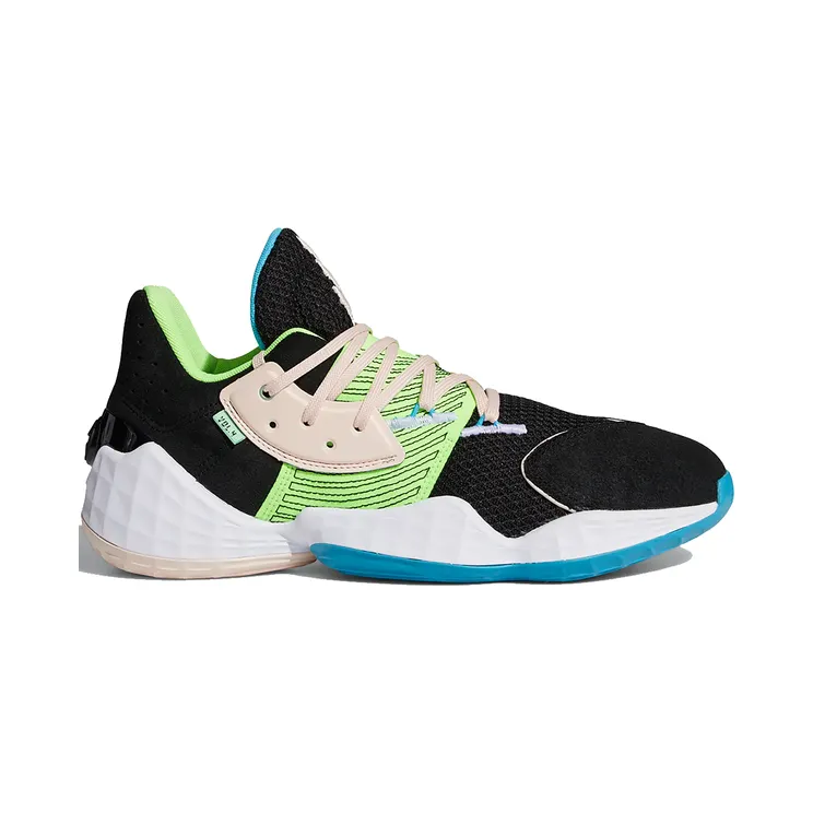 Adidas Harden Vol. 4 ‘Black Signal Green’ Core Black/Pink Tint/Signal Green (FY0874)